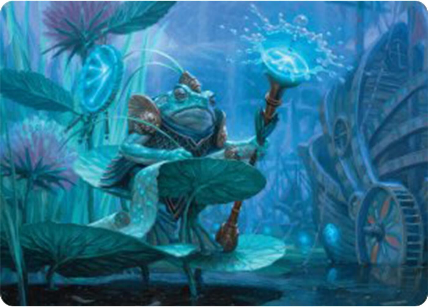 Image for Dour Port-Mage Art Card (5) (Bloomburrow) - Magic: The Gathering