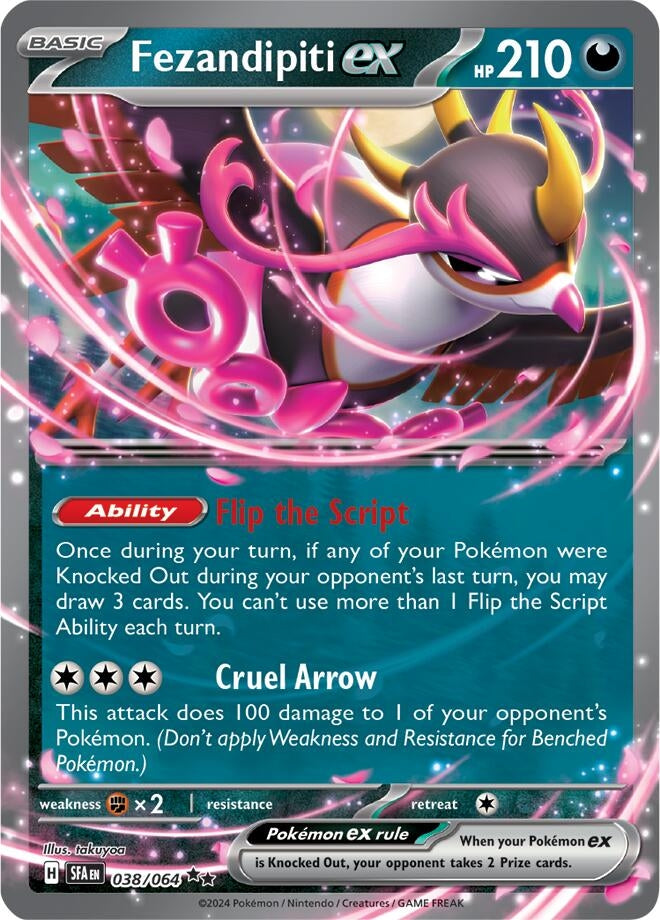 Image for Fezandipiti ex (038/064) (SFA) - Pokemon