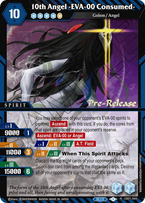 Image for 10th Angel -EVA-00 Consumed- (CB01-045) (Collaboration Booster 01: Halo of Awakening Pre-Release Cards) - Battle Spirits Saga
