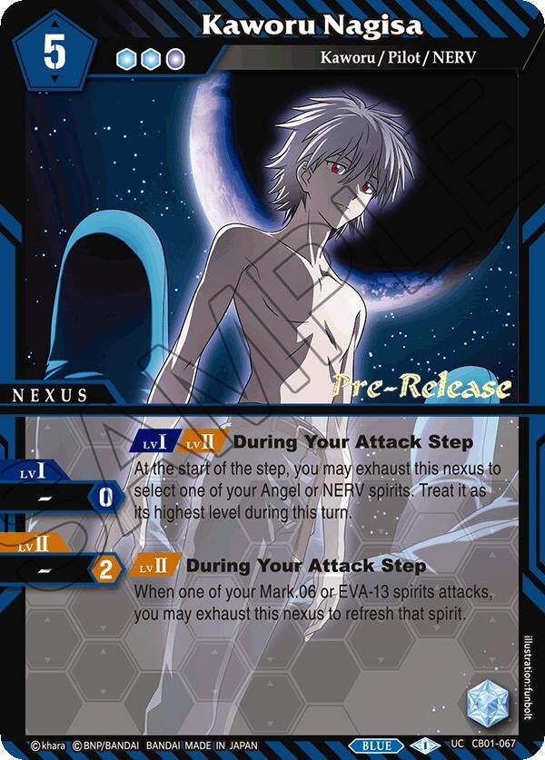 Image for Kaworu Nagisa (CB01-067) (Collaboration Booster 01: Halo of Awakening Pre-Release Cards) - Battle Spirits Saga