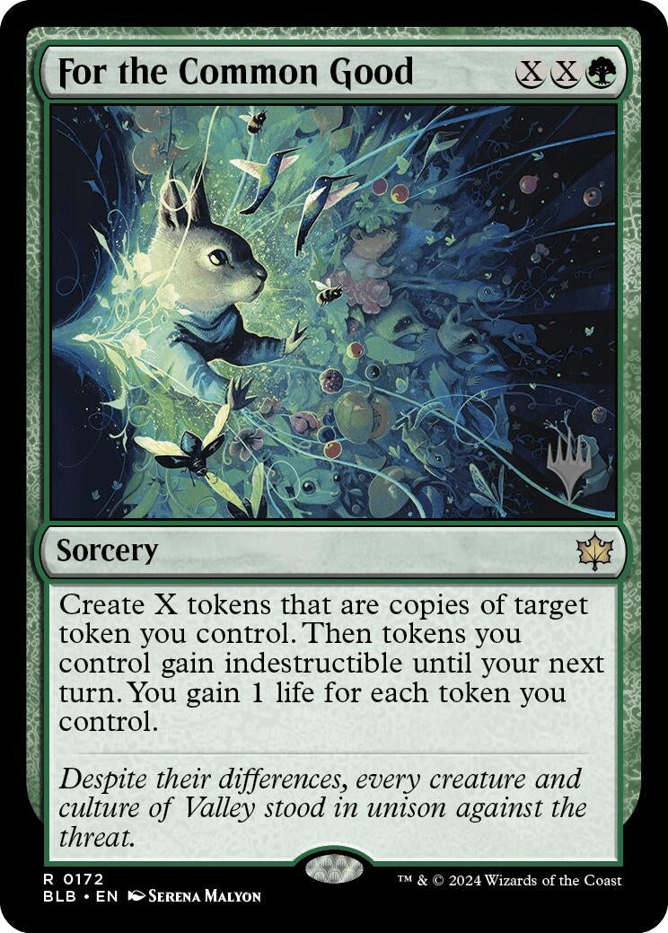 Image for For the Common Good (172) (Bloomburrow) - Magic: The Gathering