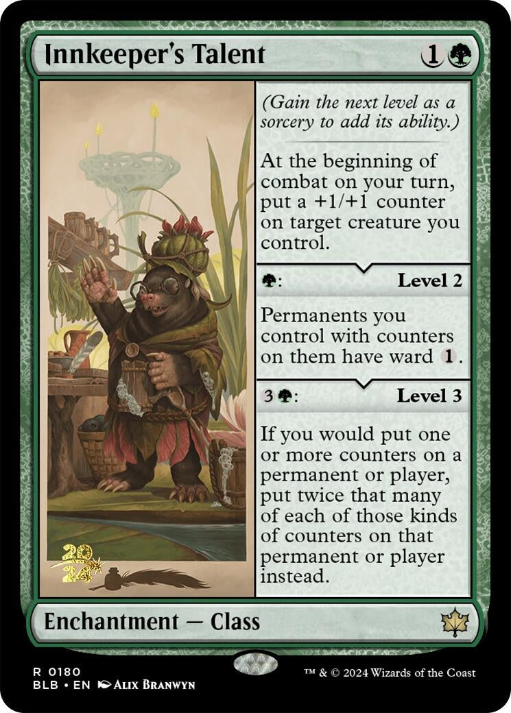 Image for Innkeeper's Talent (180) (Prerelease Cards) - Magic: The Gathering