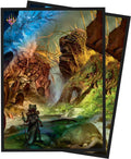 Image for Bloomburrow Swamp Standard Deck Protector Sleeves for Magic: The Gathering (100-pack) - Card Sleeves