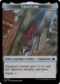 Image for Cragflame // Starscape Cleric Double-Sided Token (26 // 15) (Bloomburrow) - Magic: The Gathering