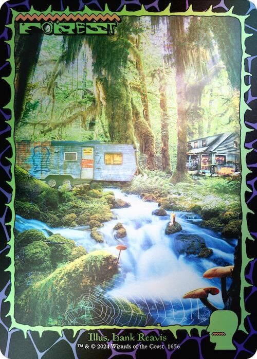 Image for Forest (1656) (Rainbow Foil) (1656) (Secret Lair Drop Series) - Magic: The Gathering