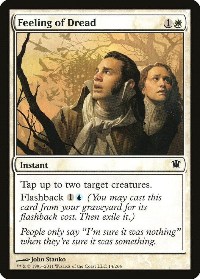 Image for Feeling of Dread (14) (Innistrad) - Magic: The Gathering