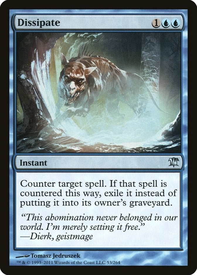 Image for Dissipate (53) (Innistrad) - Magic: The Gathering