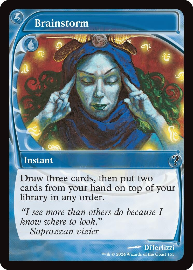 Image for Brainstorm (Future Sight) (155) (Mystery Booster 2) - Magic: The Gathering