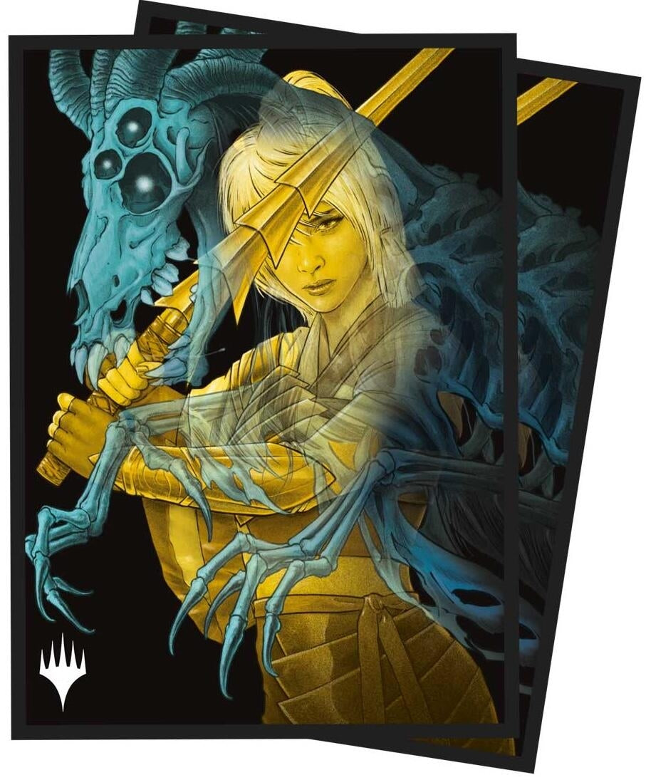 Image for Duskmourn The Wandering Rescuer - Double Exposure Alt Standard Deck Protector Sleeves for Magic: The Gathering (100-pack) - Card Sleeves