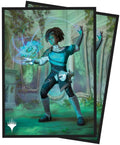 Image for Duskmourn Zimone, Mystery Unraveler Standard Deck Protector Sleeves for Magic: The Gathering (100-pack) - Card Sleeves