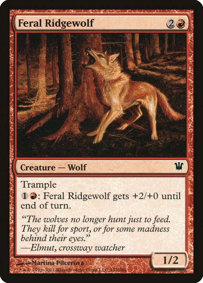 Image for Feral Ridgewolf (142) (Innistrad) - Magic: The Gathering