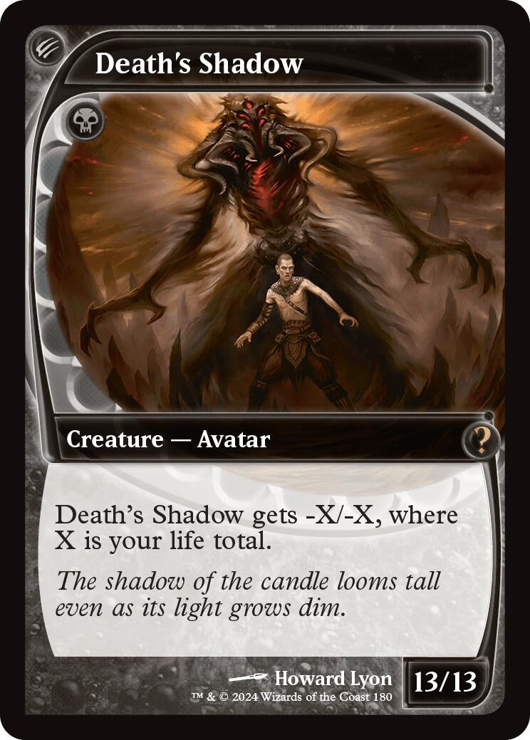 Image for Death's Shadow (Future Sight) (180) (Mystery Booster 2) - Magic: The Gathering