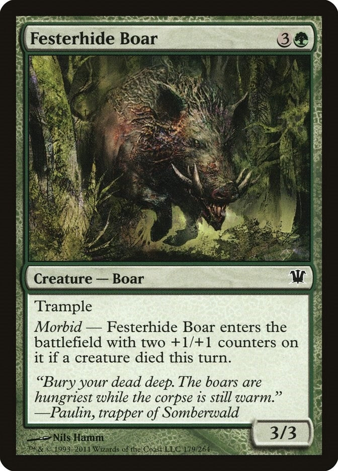 Image for Festerhide Boar (179) (Innistrad) - Magic: The Gathering