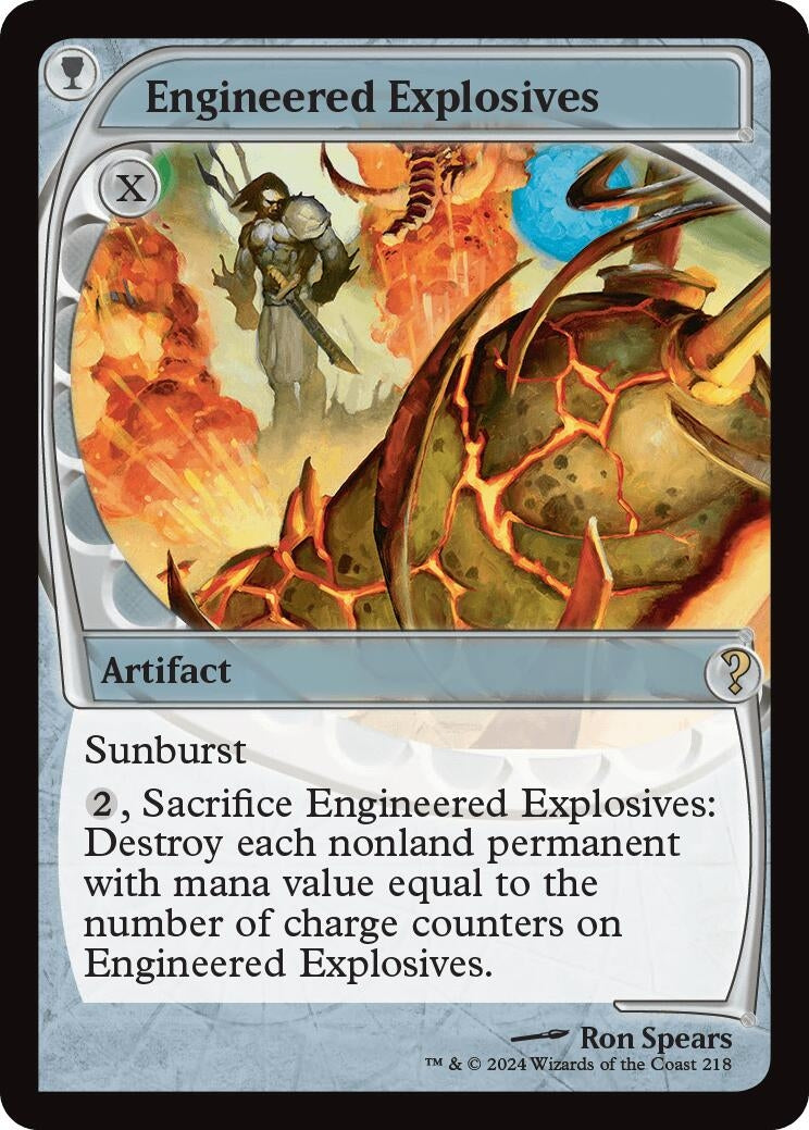 Image for Engineered Explosives (Future Sight) (218) (Mystery Booster 2) - Magic: The Gathering