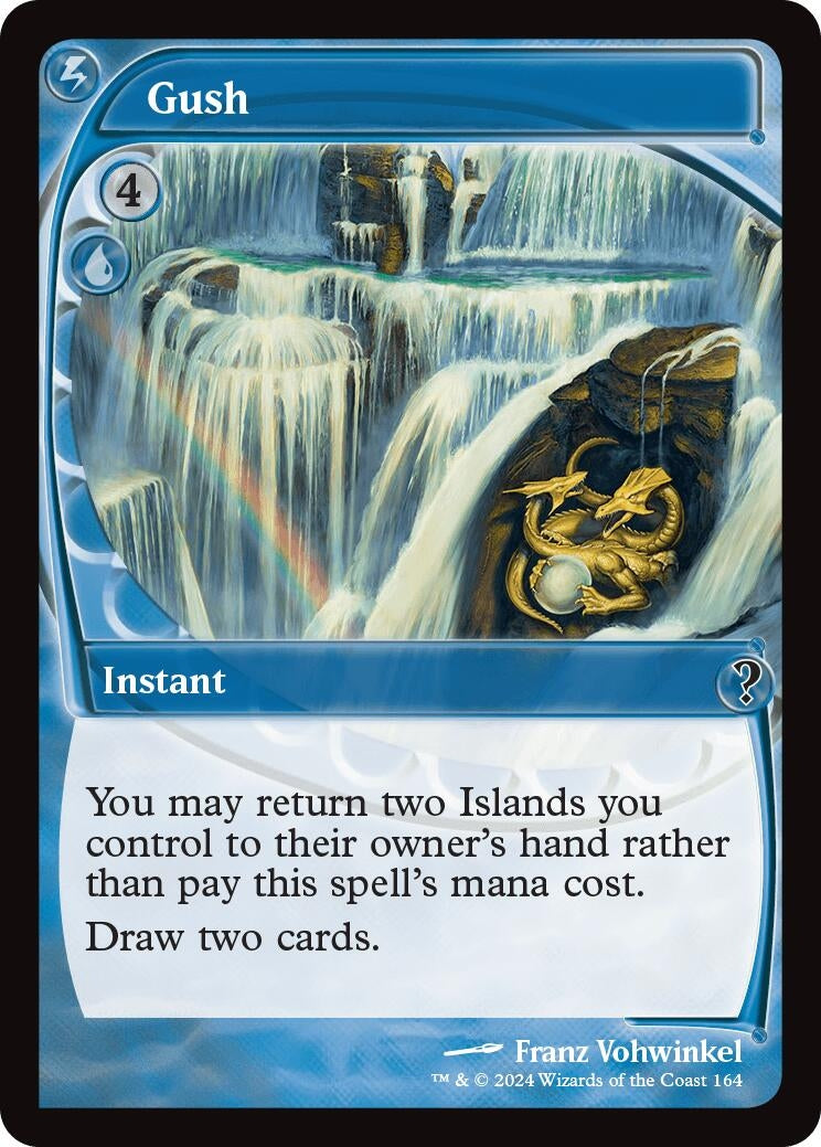 Image for Gush (Future Sight) (164) (Mystery Booster 2) - Magic: The Gathering