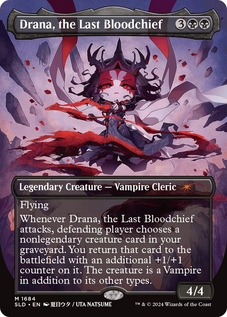 Image for Drana, the Last Bloodchief (Rainbow Foil) (1684) (Secret Lair Drop Series) - Magic: The Gathering
