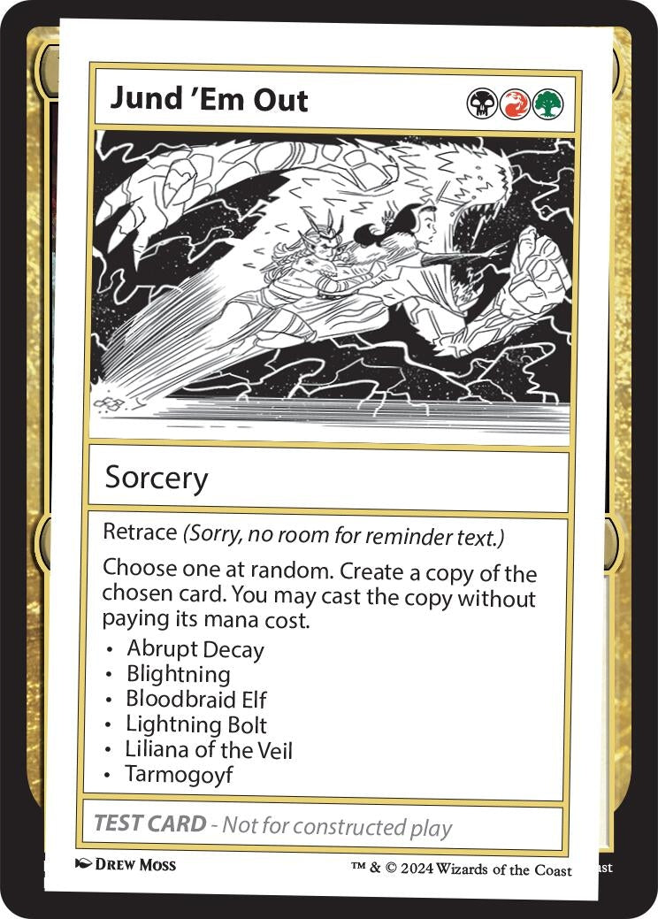 Image for Jund 'Em Out (Mystery Booster 2 Playtest Cards) - Magic: The Gathering