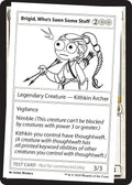 Image for Brigid, Who's Seen Some Stuff (Mystery Booster 2 Playtest Cards) - Magic: The Gathering