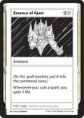 Image for Essence of Ajani (Mystery Booster 2 Playtest Cards) - Magic: The Gathering