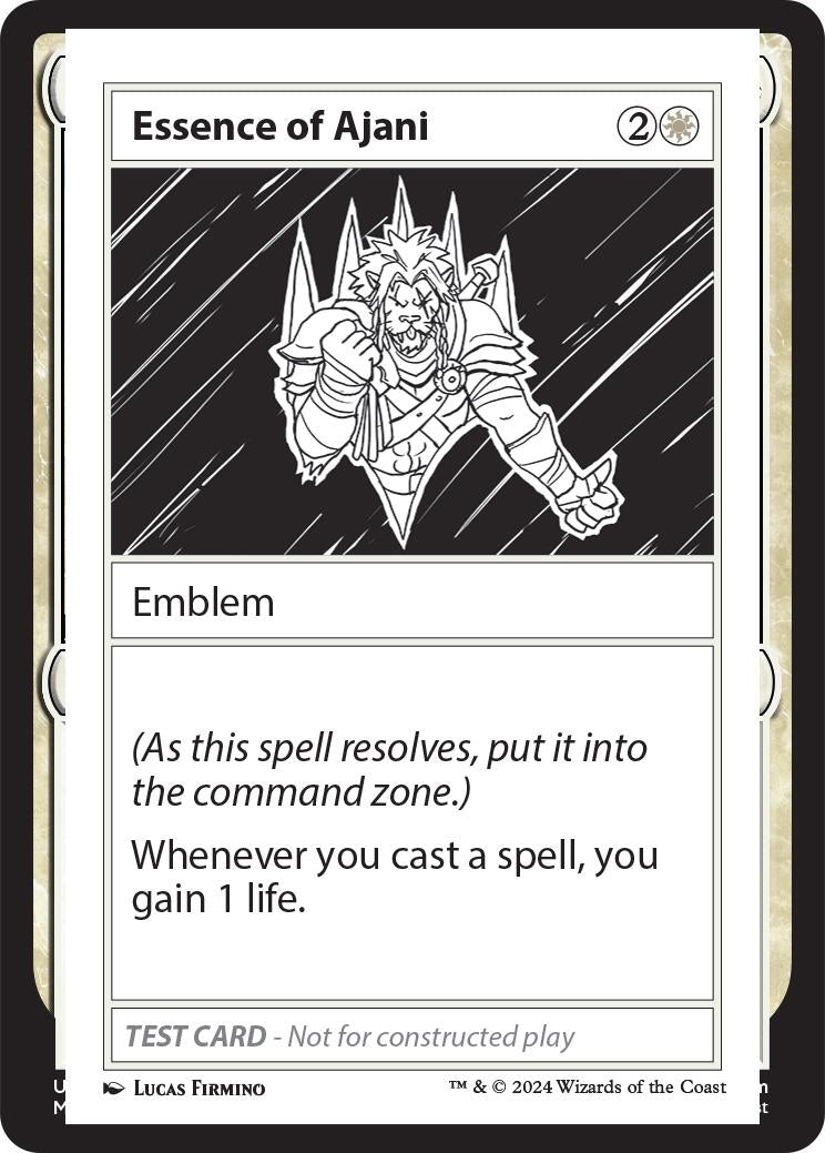 Image for Essence of Ajani (Mystery Booster 2 Playtest Cards) - Magic: The Gathering