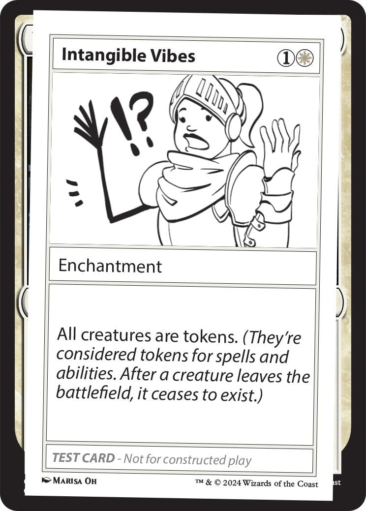 Image for Intangible Vibes (Mystery Booster 2 Playtest Cards) - Magic: The Gathering