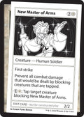 Image for New Master of Arms (Mystery Booster 2 Playtest Cards) - Magic: The Gathering
