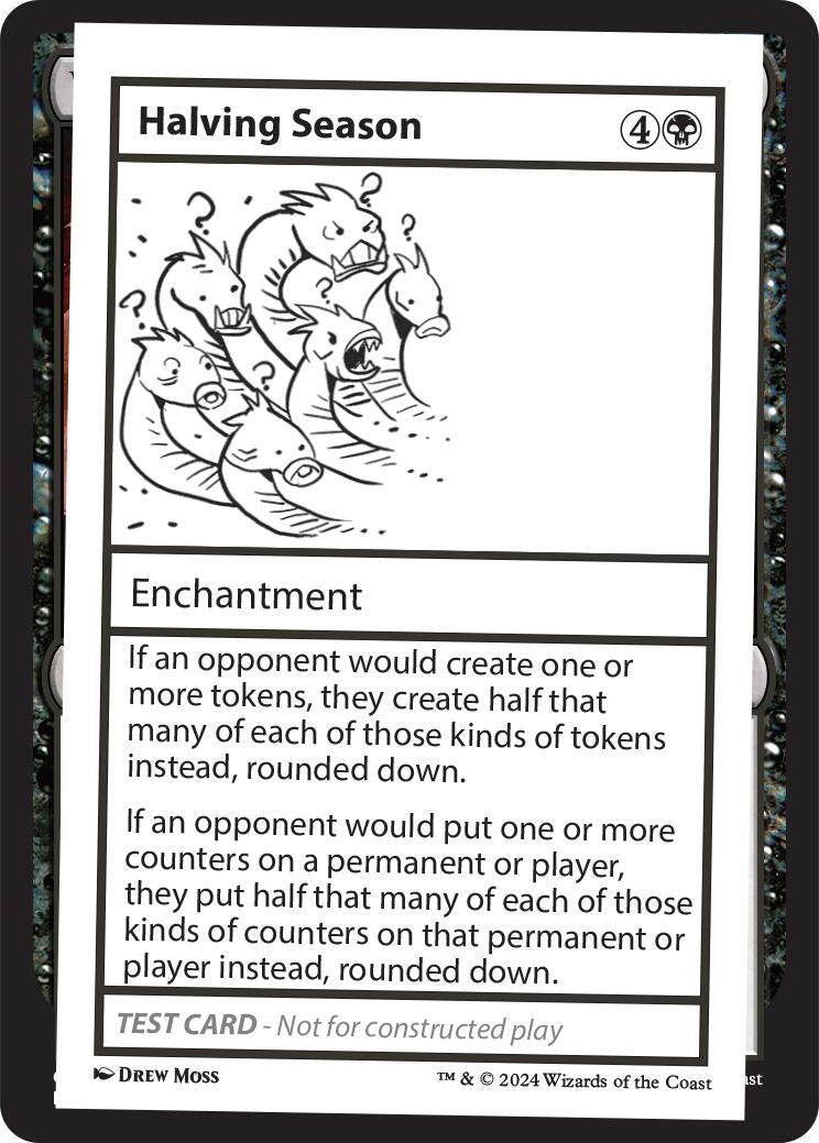Image for Halving Season (Mystery Booster 2 Playtest Cards) - Magic: The Gathering