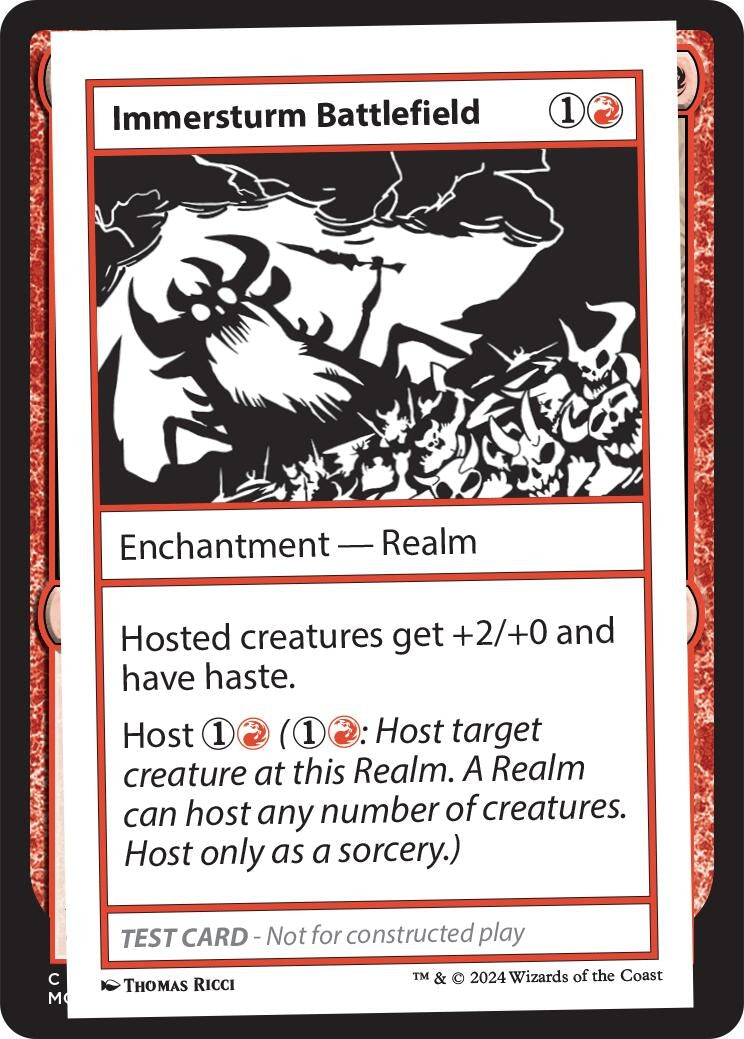 Image for Immersturm Battlefield (Mystery Booster 2 Playtest Cards) - Magic: The Gathering