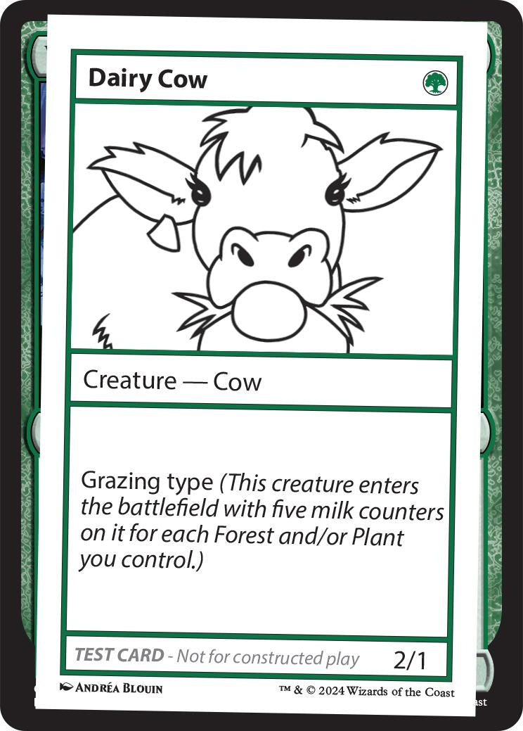 Image for Dairy Cow (Mystery Booster 2 Playtest Cards) - Magic: The Gathering