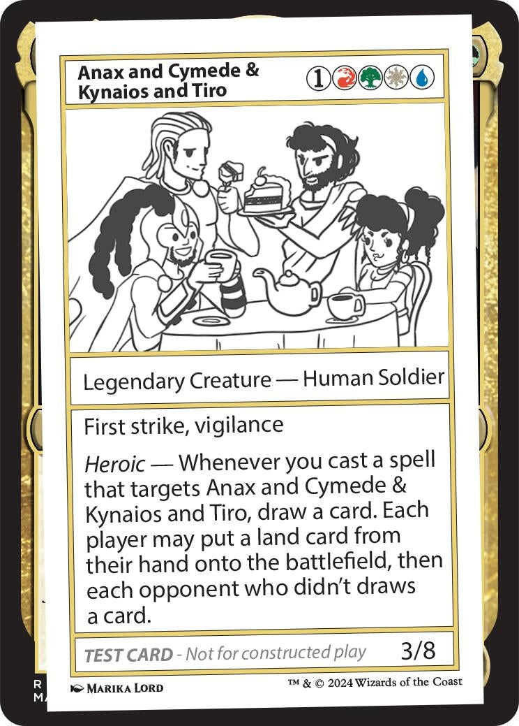 Image for Anax and Cymede & Kynaios and Tiro (Mystery Booster 2 Playtest Cards) - Magic: The Gathering