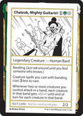 Image for Chatzuk, Mighty Guitarist (Mystery Booster 2 Playtest Cards) - Magic: The Gathering