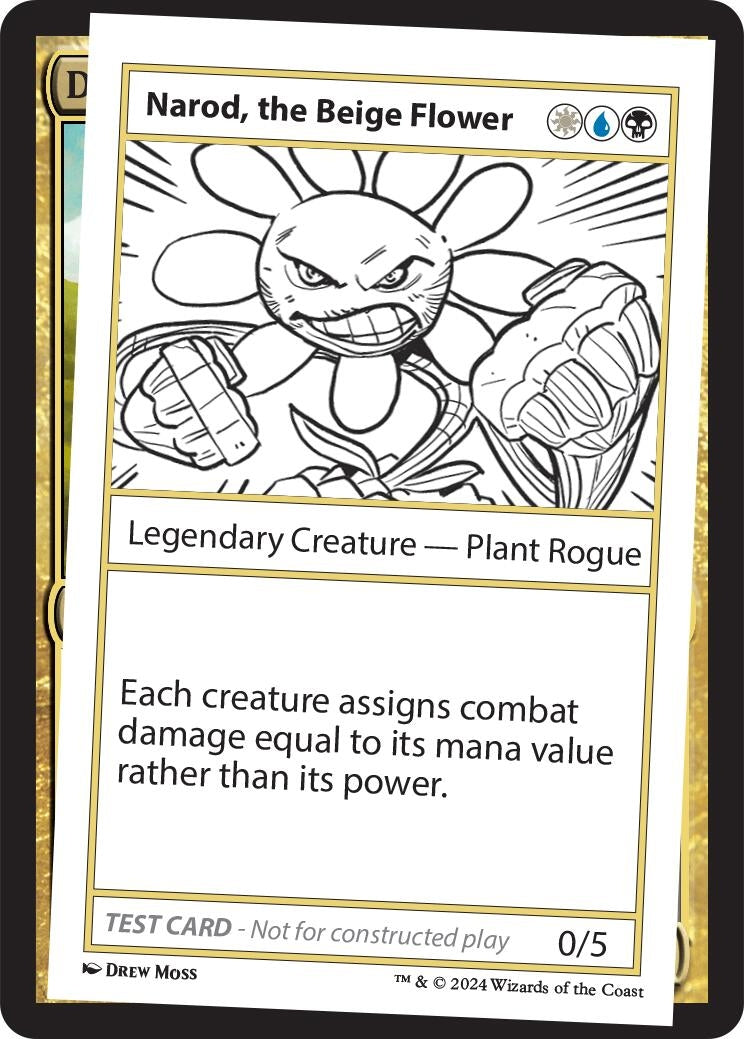 Image for Narod, the Beige Flower (Mystery Booster 2 Playtest Cards) - Magic: The Gathering