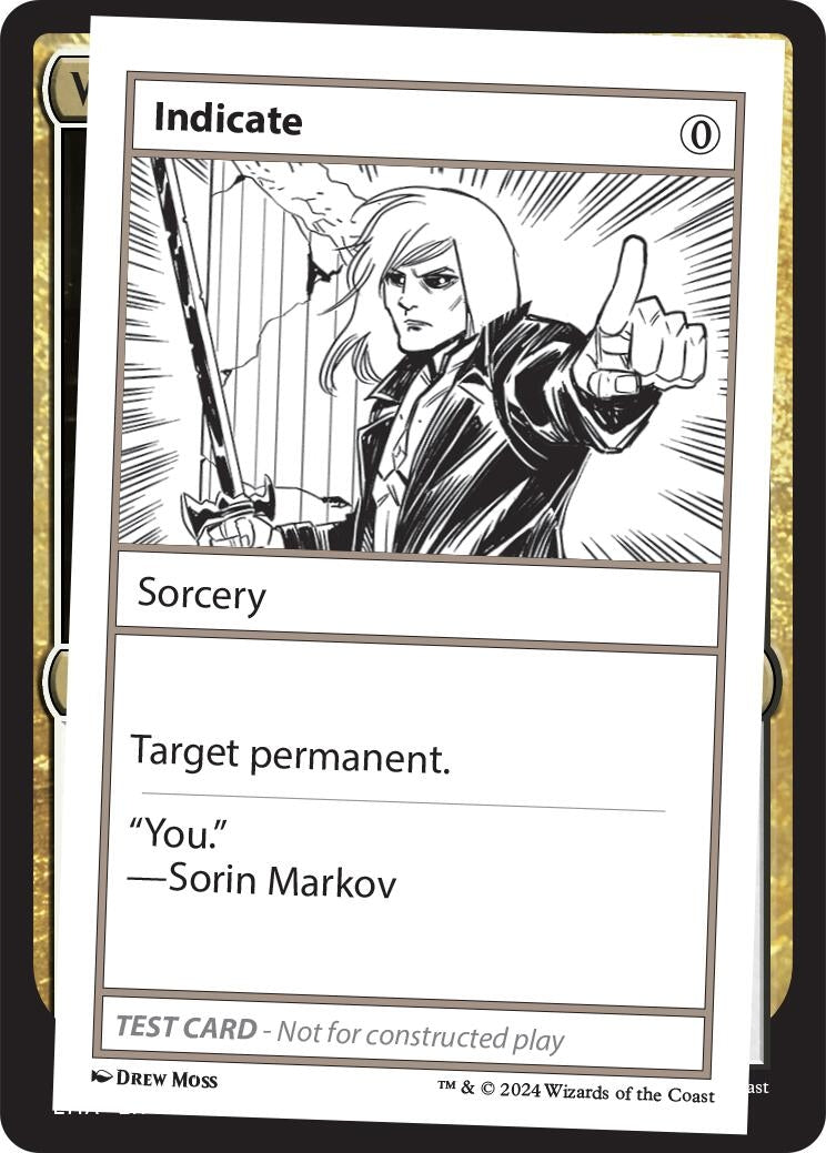 Image for Indicate (Mystery Booster 2 Playtest Cards) - Magic: The Gathering