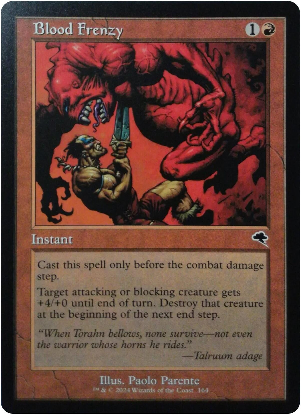 Image for Blood Frenzy (The List Reprints) - Magic: The Gathering