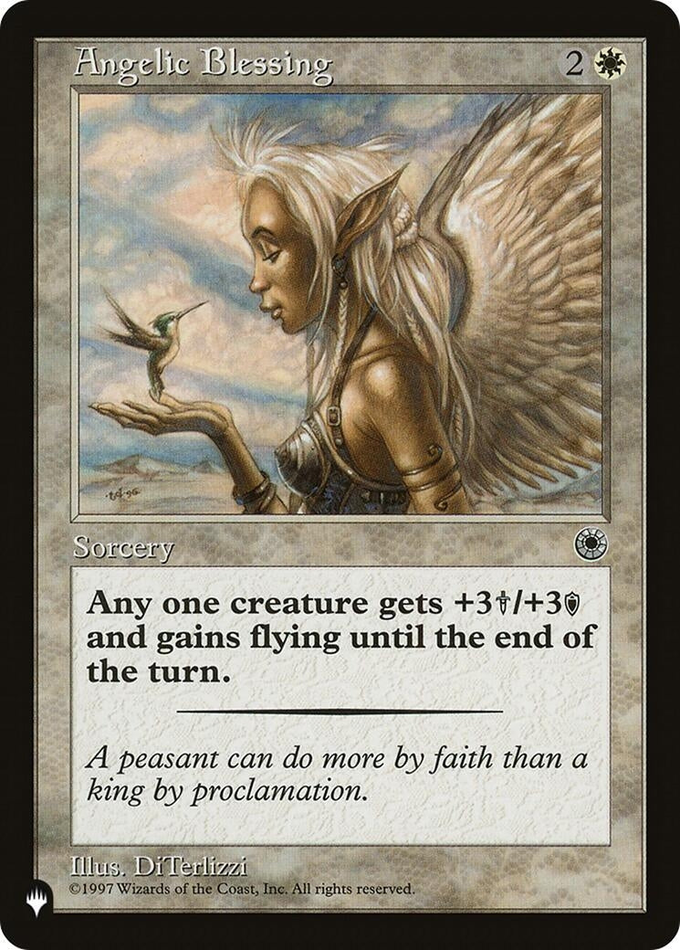 Image for Angelic Blessing (The List Reprints) - Magic: The Gathering