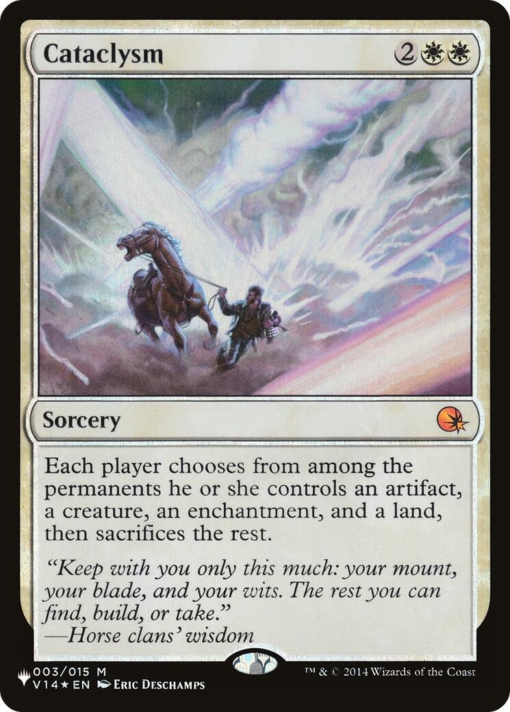 Image for Cataclysm (003/015) (The List Reprints) - Magic: The Gathering