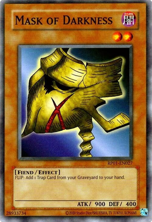 Image for Mask of Darkness (RP01-EN027) (Retro Pack (2020 Date Reprint)) - YuGiOh