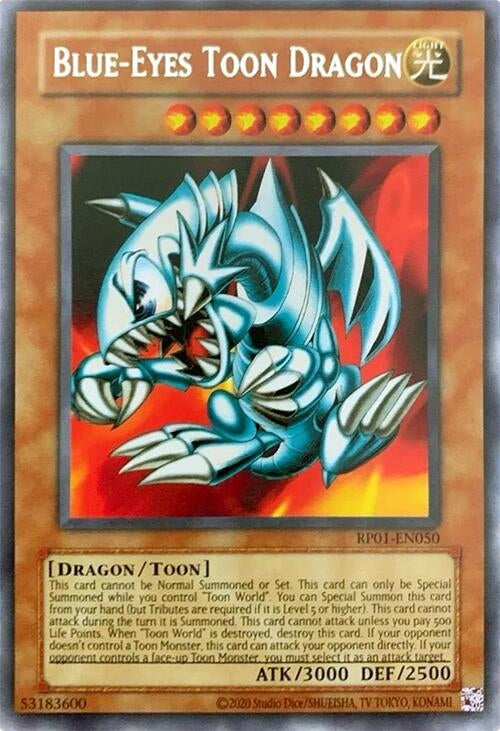 Image for Blue-Eyes Toon Dragon (RP01-EN050) (Retro Pack (2020 Date Reprint)) - YuGiOh