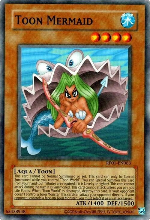 Image for Toon Mermaid (RP01-EN063) (Retro Pack (2020 Date Reprint)) - YuGiOh