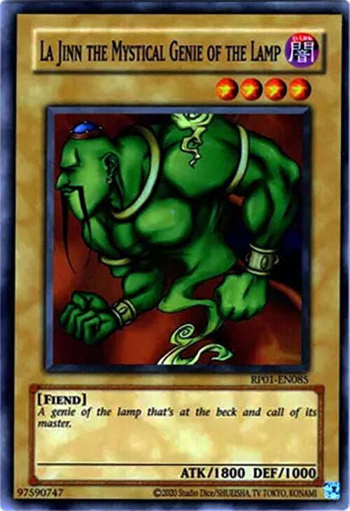 Image for La Jinn the Mystical Genie of the Lamp (RP01-EN085) (RP01) - YuGiOh