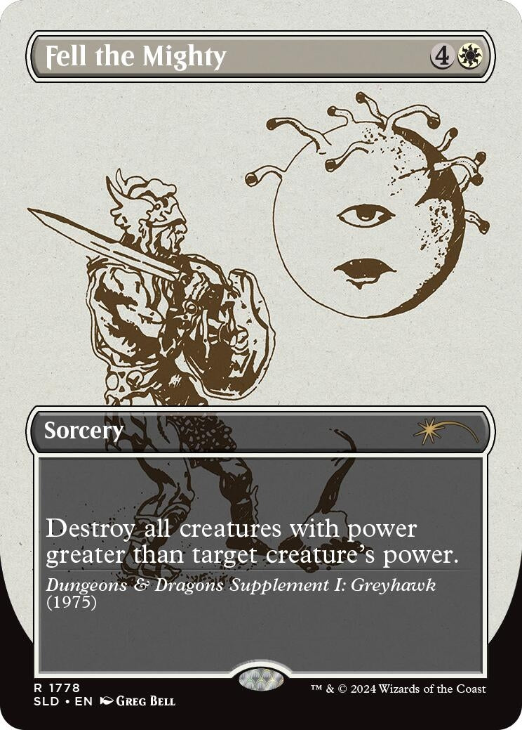 Image for Fell the Mighty (1778) (Secret Lair Drop Series) - Magic: The Gathering