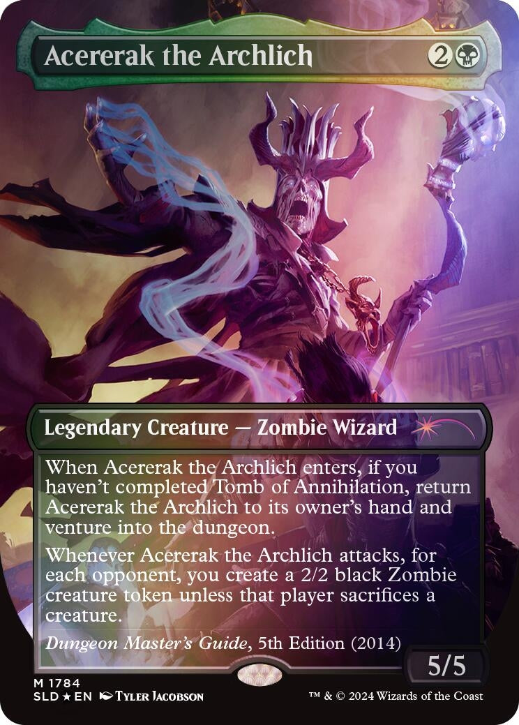 Image for Acererak the Archlich (Rainbow Foil) (1784) (Secret Lair Drop Series) - Magic: The Gathering