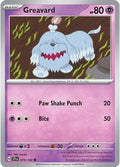 Image for Greavard (070/142) (SCR) - Pokemon