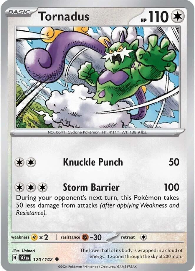 Image for Tornadus (120/142) (SCR) - Pokemon