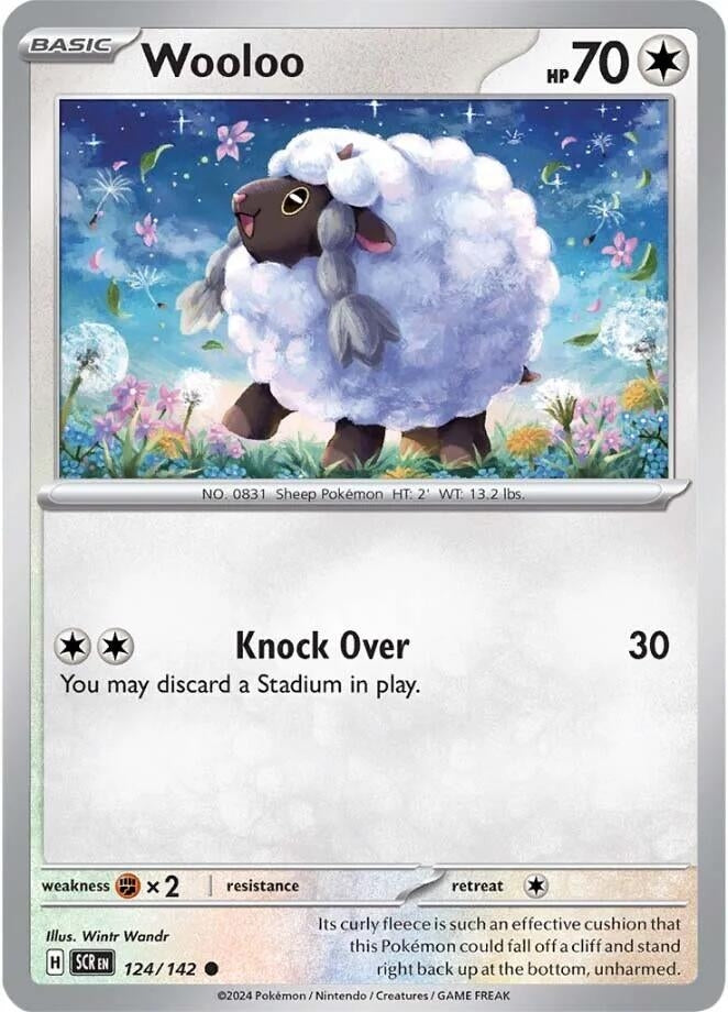 Image for Wooloo (124/142) (SCR) - Pokemon