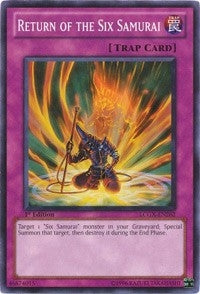 Image for Return of the Six Samurai (LCGX-EN262) (LC02) - YuGiOh