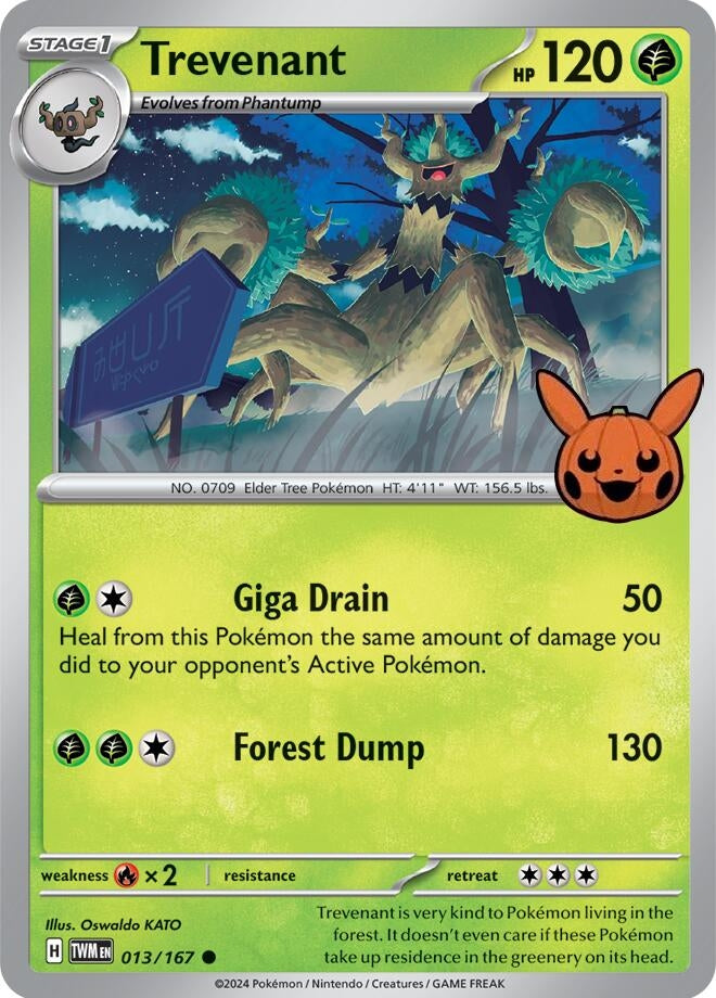 Image for Trevenant (013/167) (TTBB24) - Pokemon