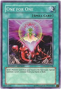 Image for One for One (DPCT-ENY08) (DPCT) - YuGiOh
