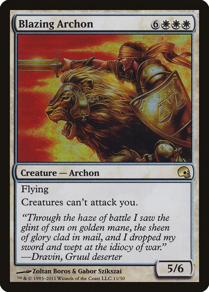 Image for Blazing Archon (11) (Premium Deck Series: Graveborn) - Magic: The Gathering