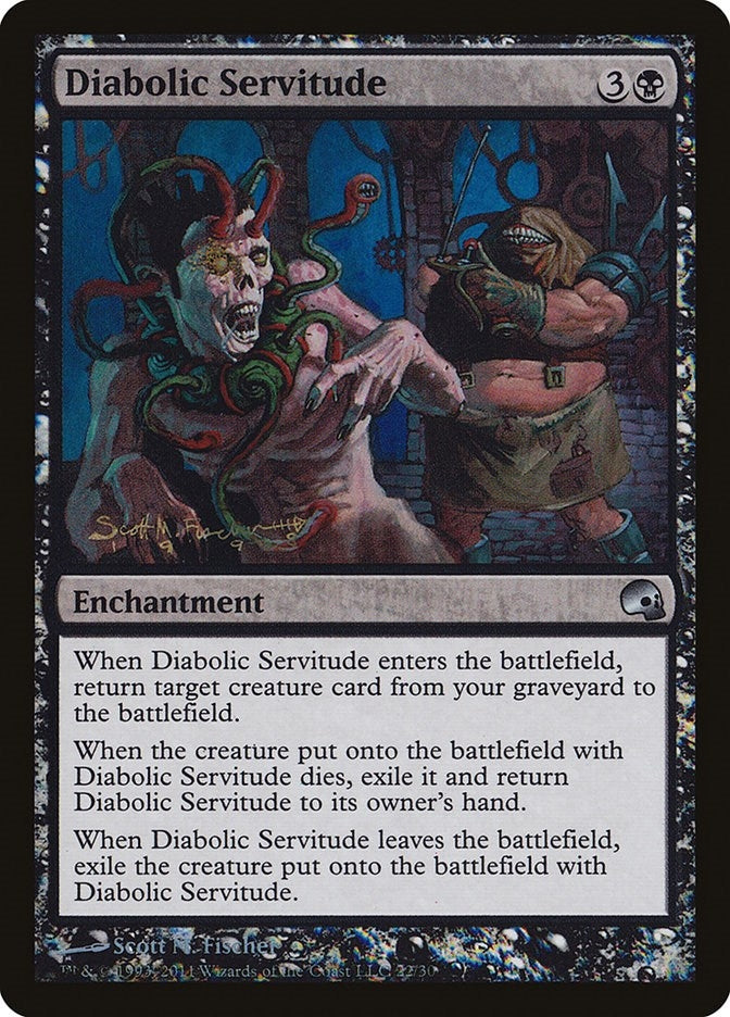 Image for Diabolic Servitude (22) (Premium Deck Series: Graveborn) - Magic: The Gathering